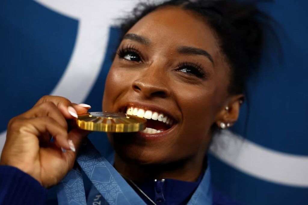 Simone Biles mental health icon: she inspired 60% of American women to ...