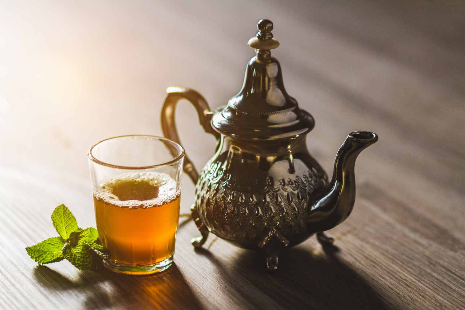 Moroccan mint tea