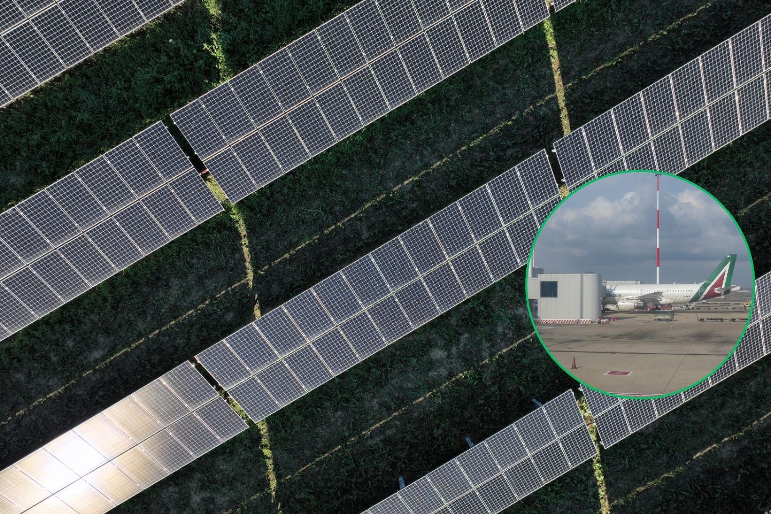 Photovoltaic: at Fiumicino airport inaugurated the largest airport solar system in Europe