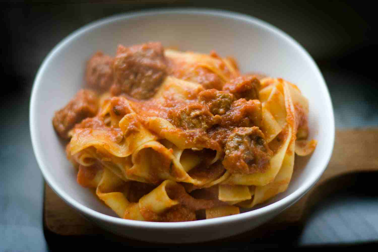 Wild boar pappardelle
