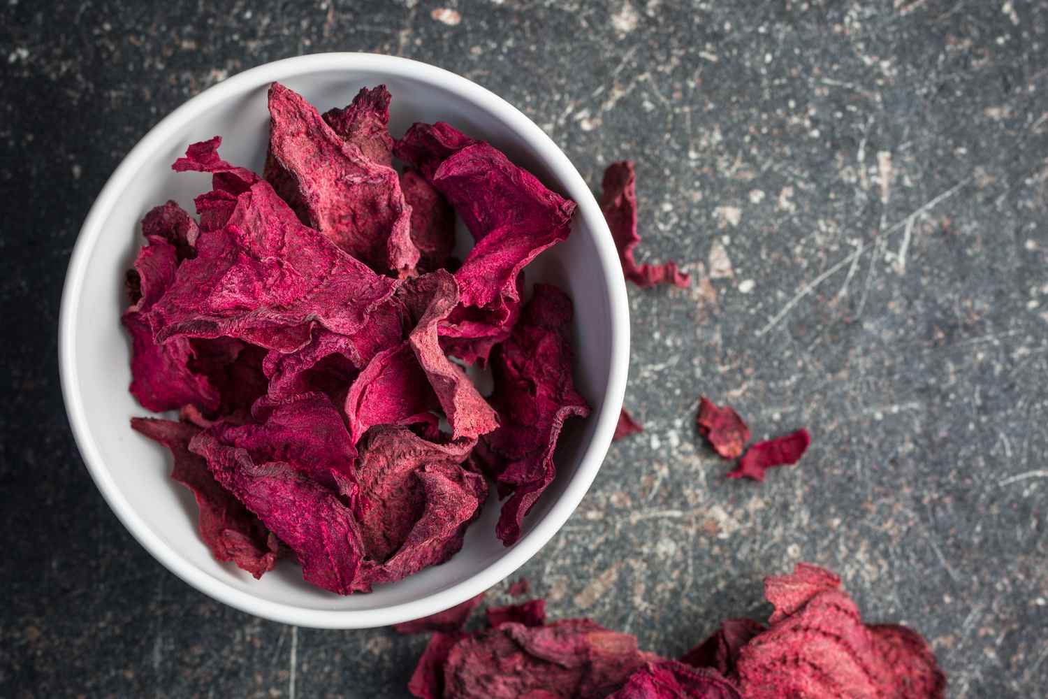 red turnip chips