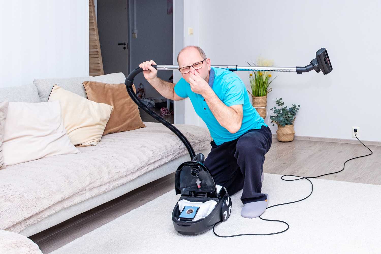 aspirapolvere maleodorante