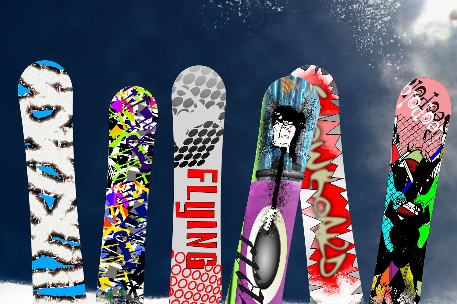 riciclo snowboard