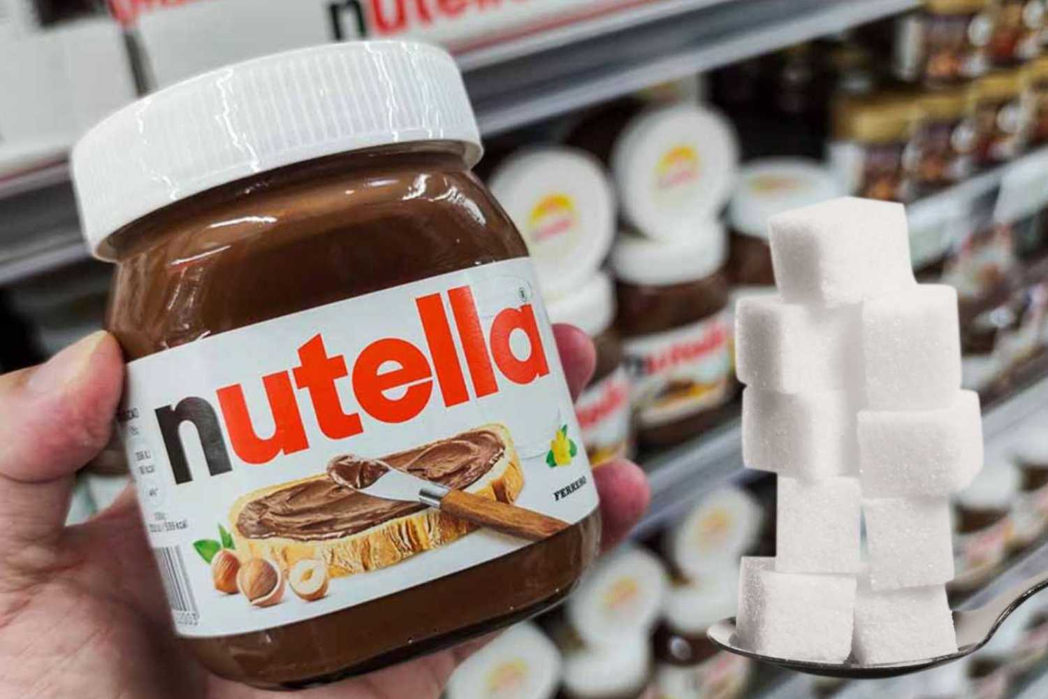 nutella e zucchero