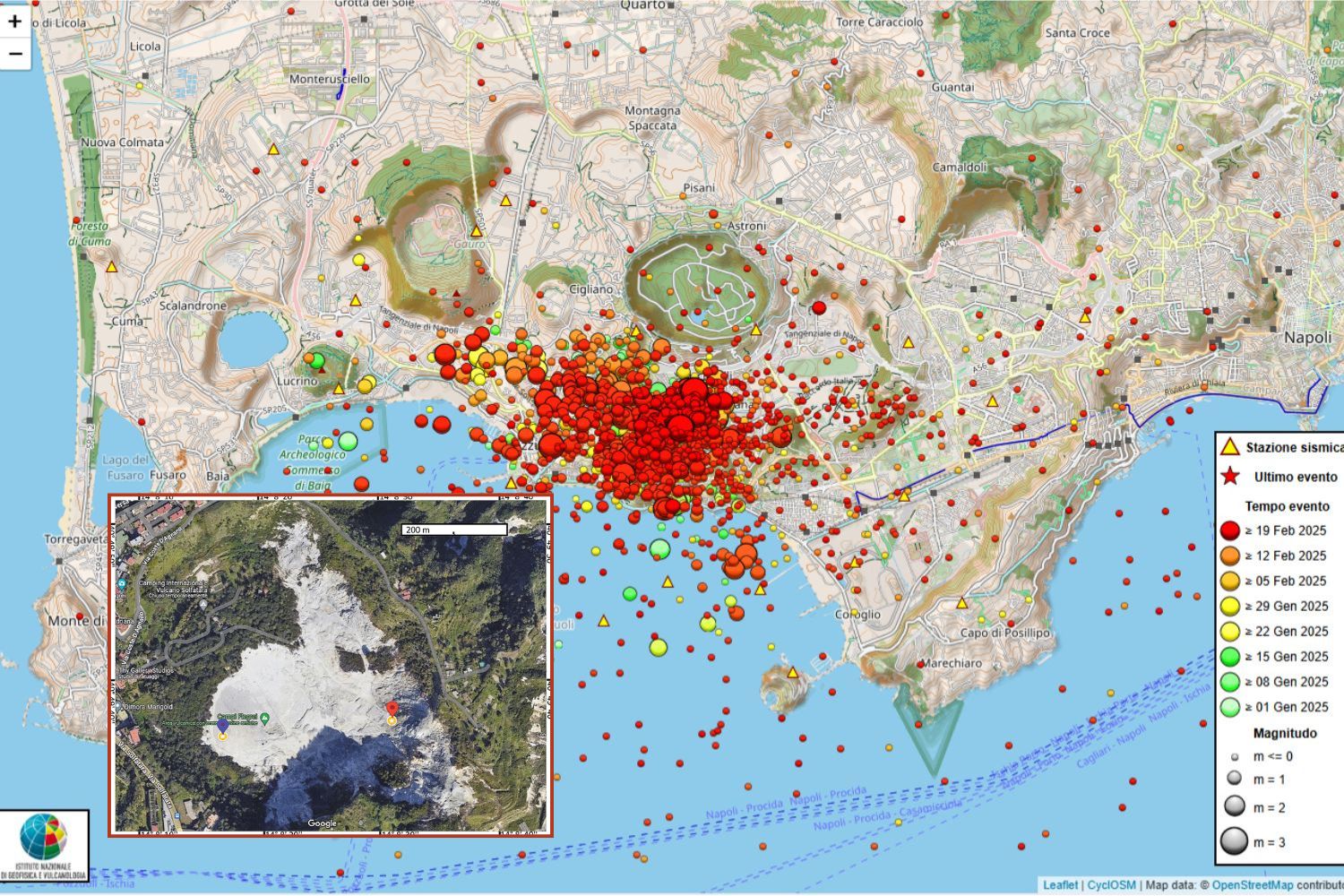 campi flegrei spazio