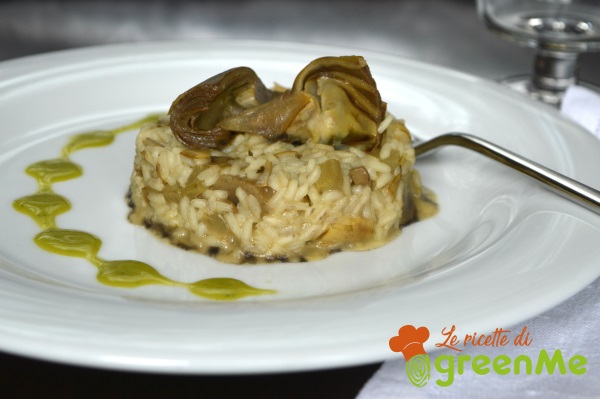 Risotto artichokes