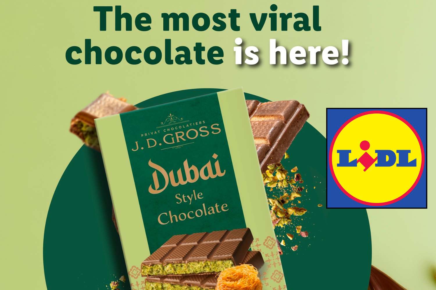cioccolato di dubai Lidl