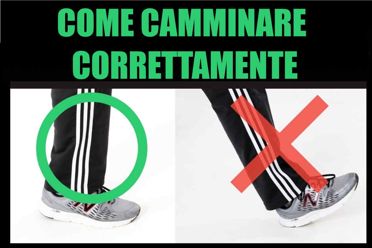 Camminare correttamente