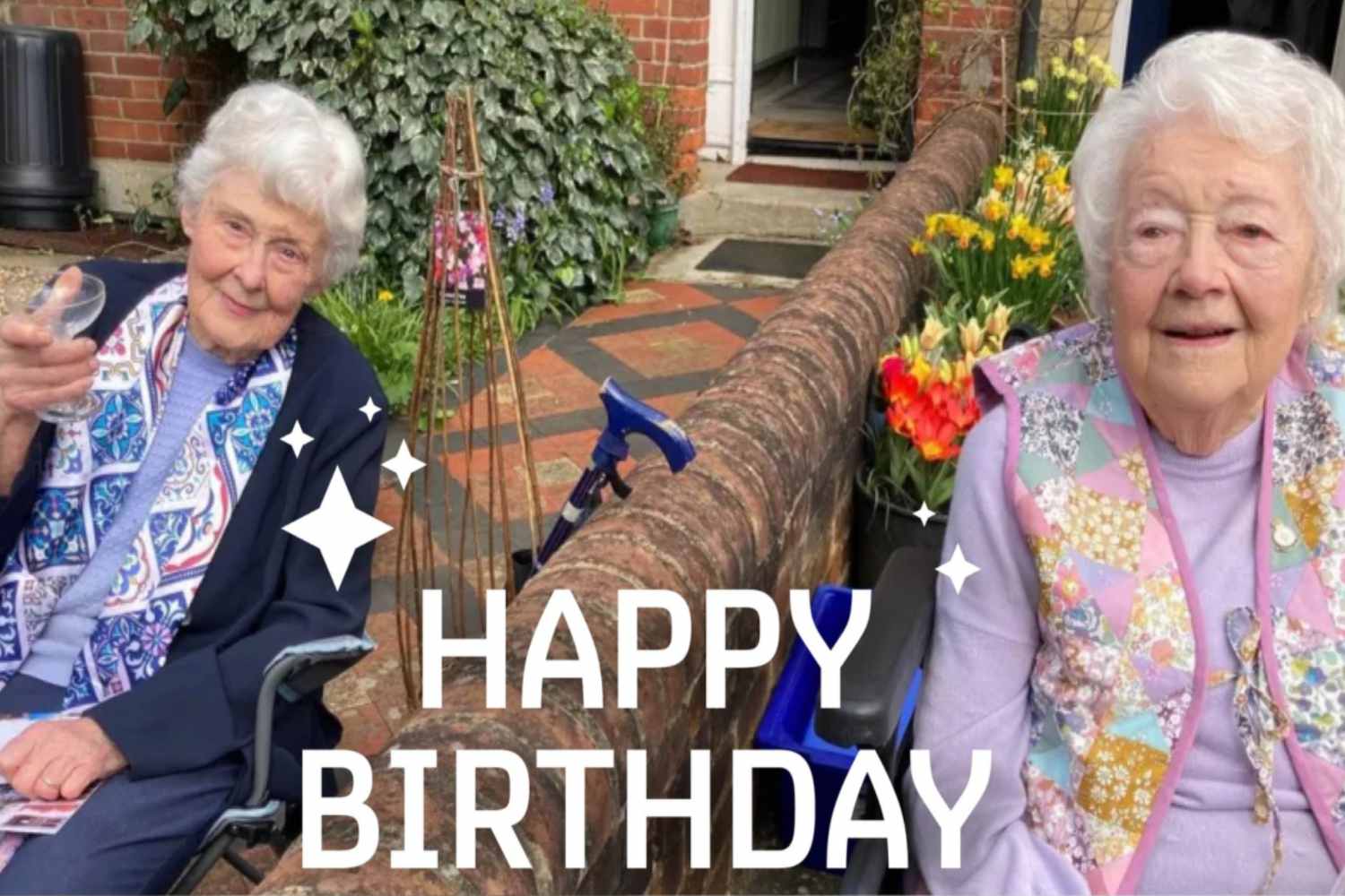 Vicine di casa centenarie