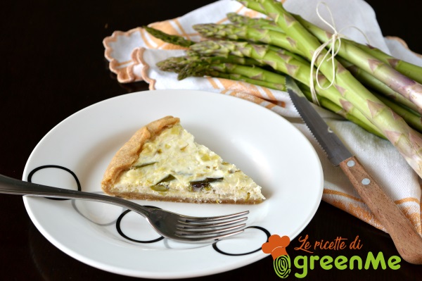 Asparagus and ricotta tart