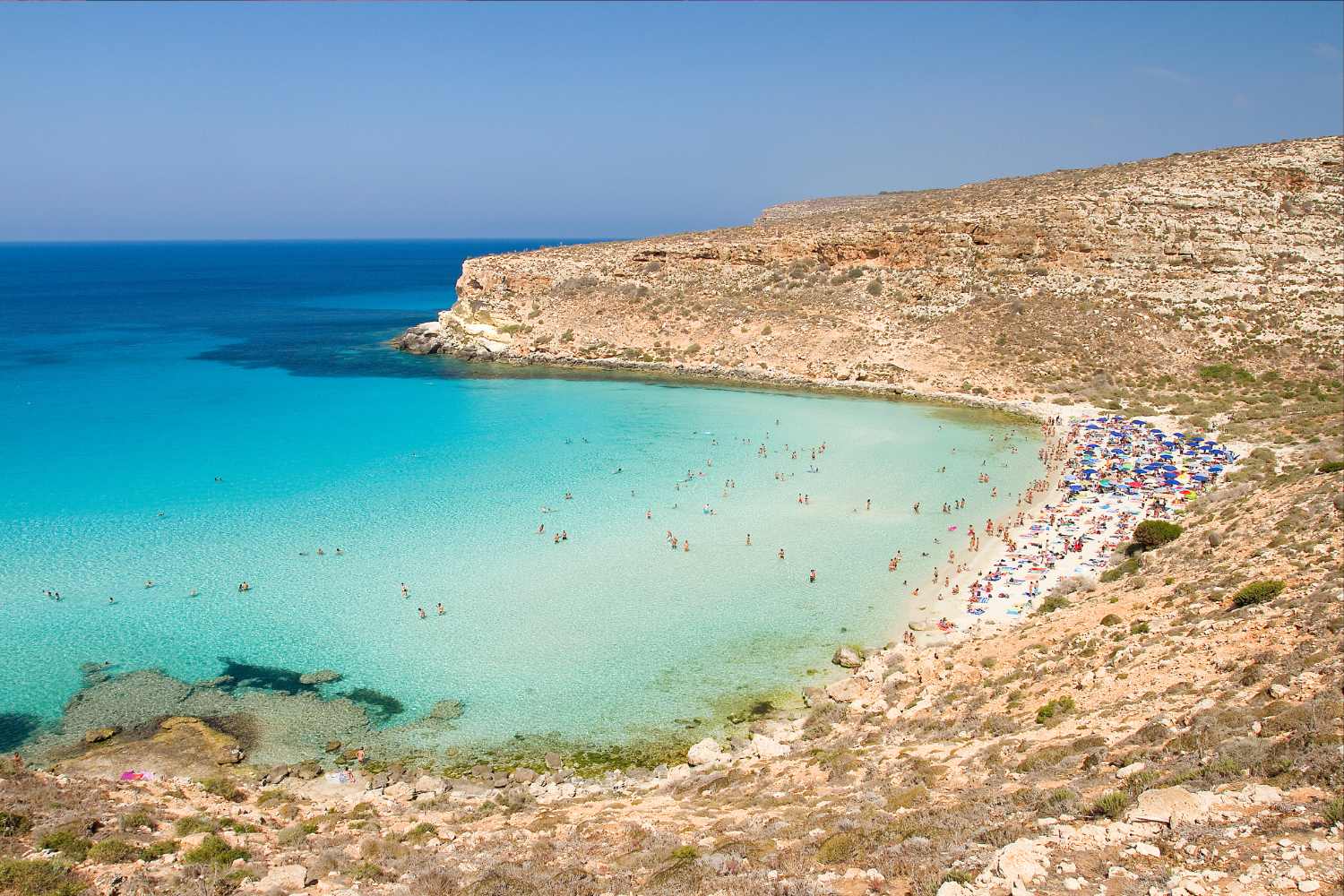 rabbit beach, lampedusa