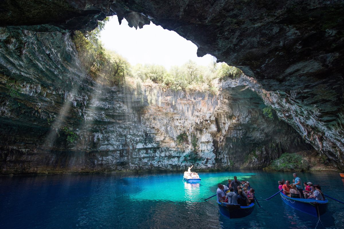 Lake Melissani Greece