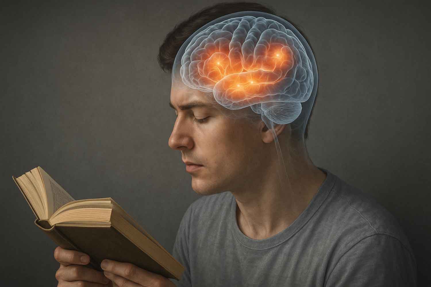 cervello si attiva mentre si legge