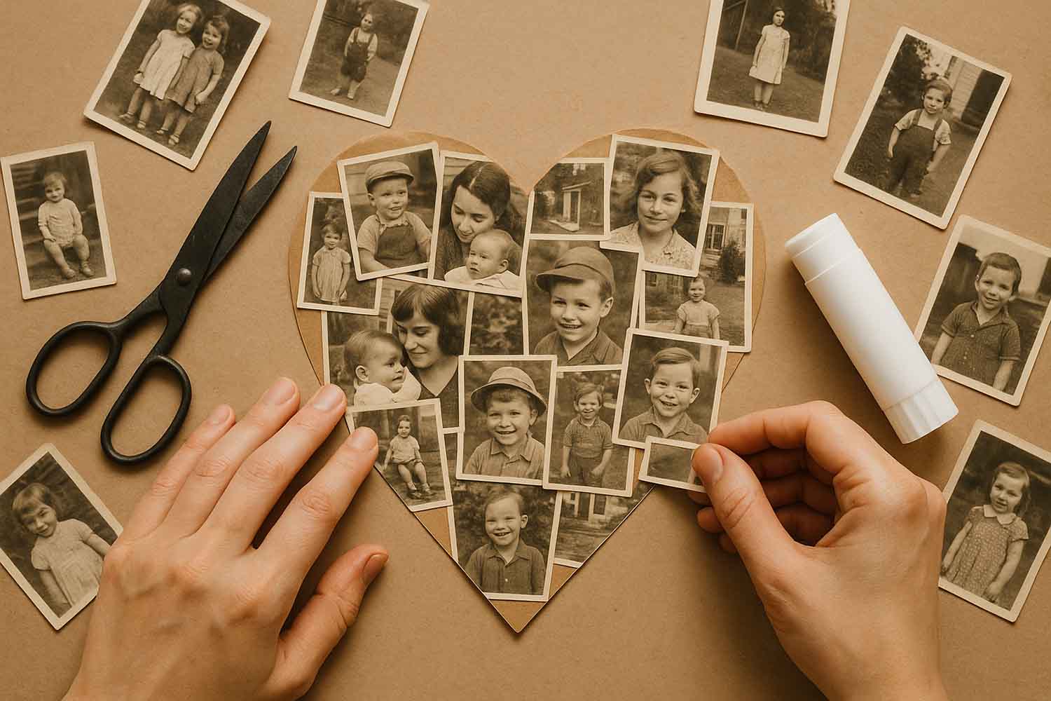 riciclo vecchie foto