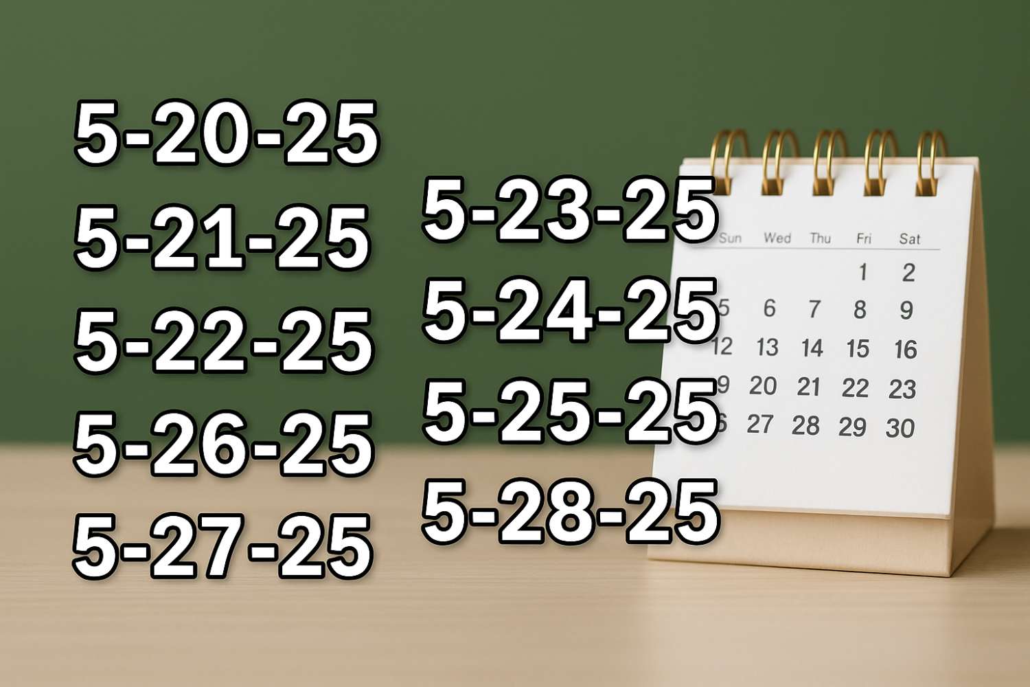 Settimana palindromi