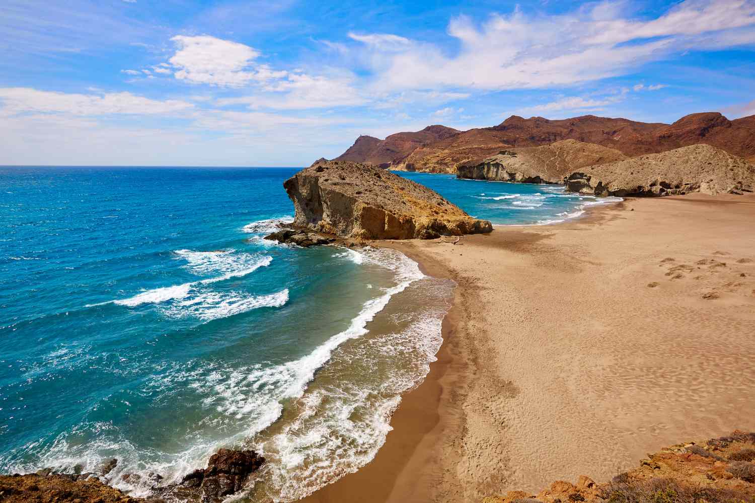 Almeria beach of monsul
