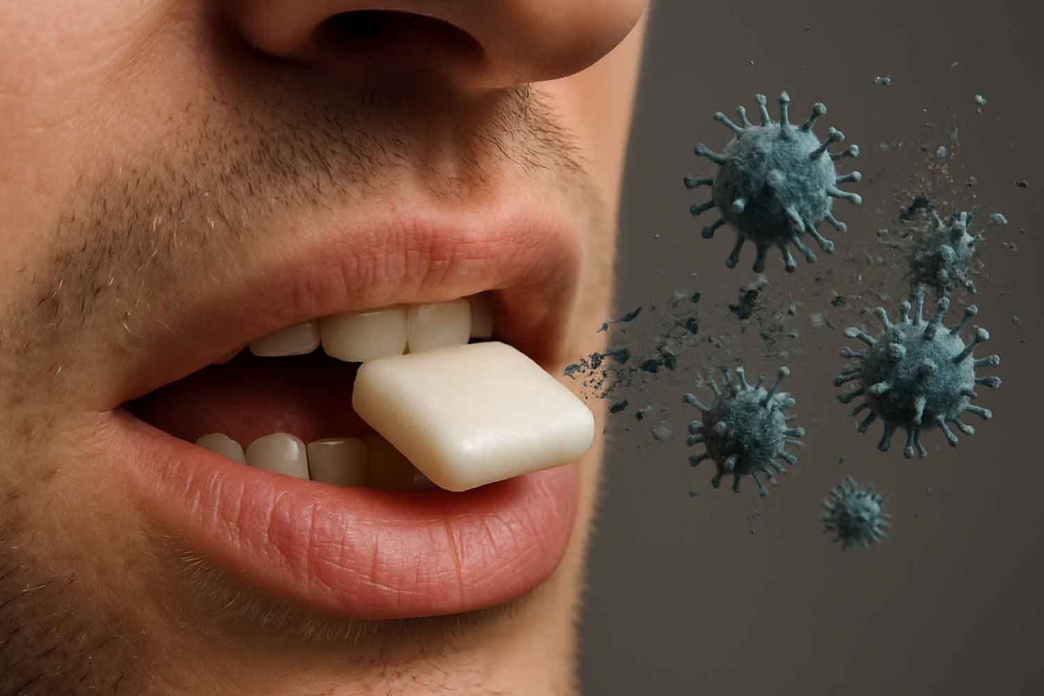 Miracles rubber: here is the chewing-gum that eliminates 95% of viruses in 5 minutes (Herpes included)