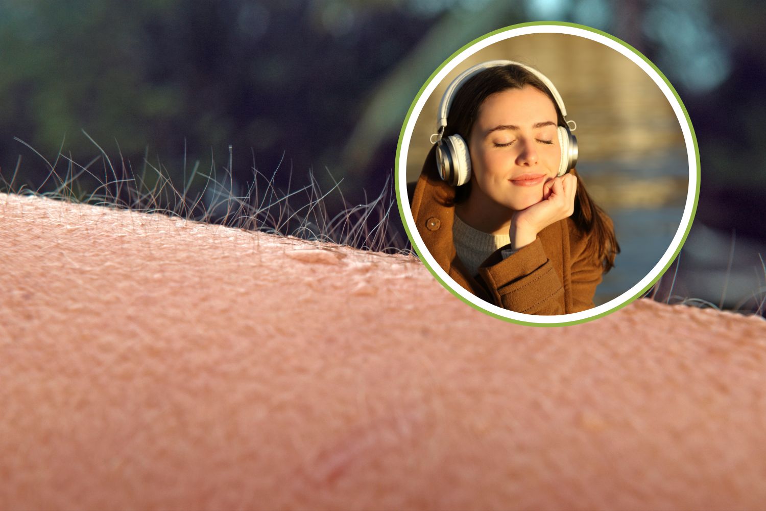 ascoltare musica pelle oca