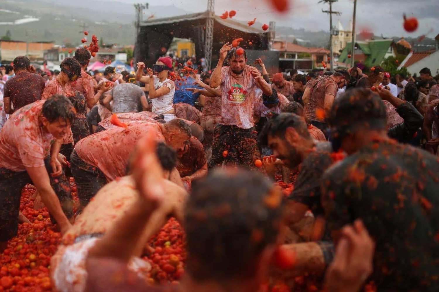 Gran Tomatina di Sutamarchán