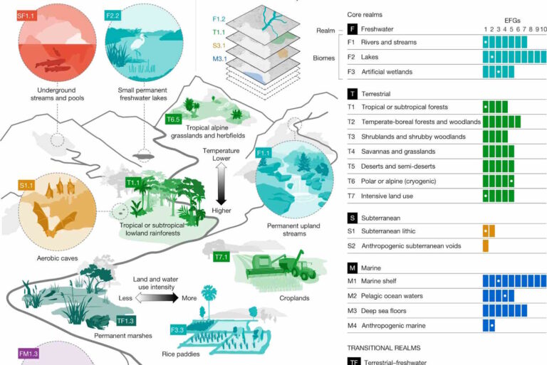 How many and what are the ecosystems of the earth? Here is the map all ...