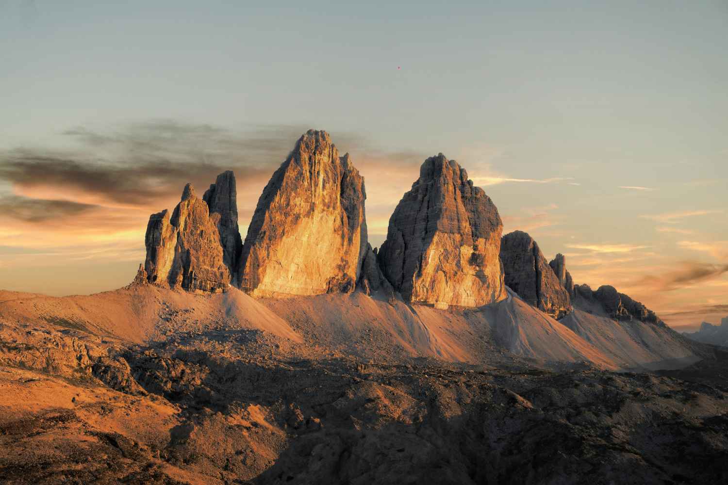Three peaks of Lavaredo