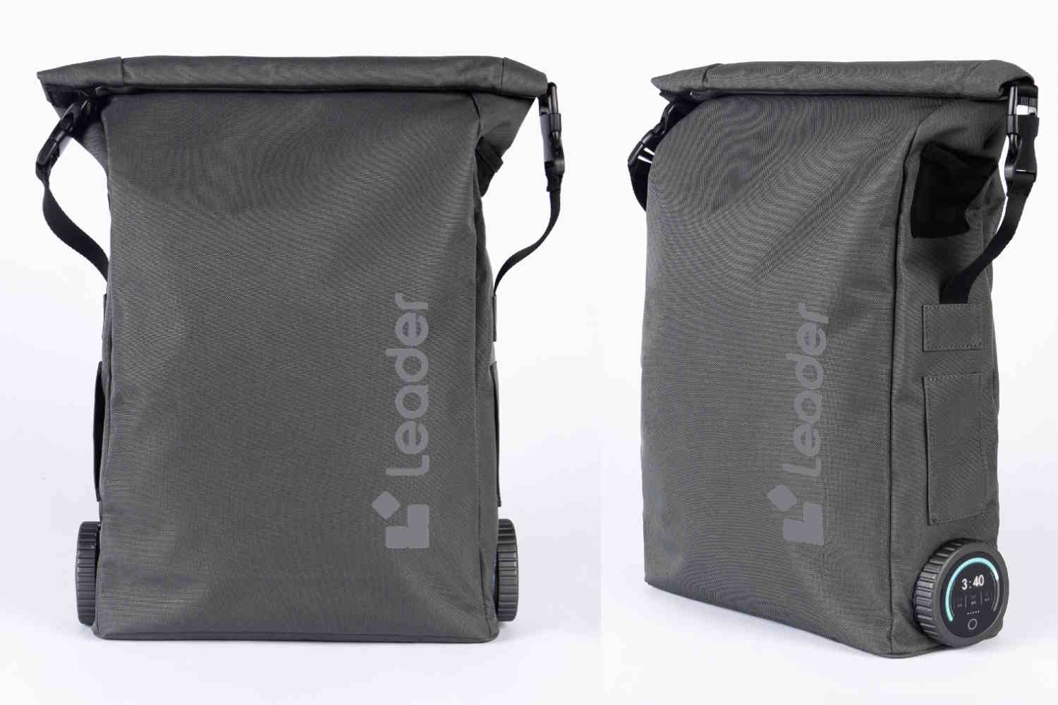 It looks like a backpack, but it is a portable mini car that washes and dries your clothes wherever you are