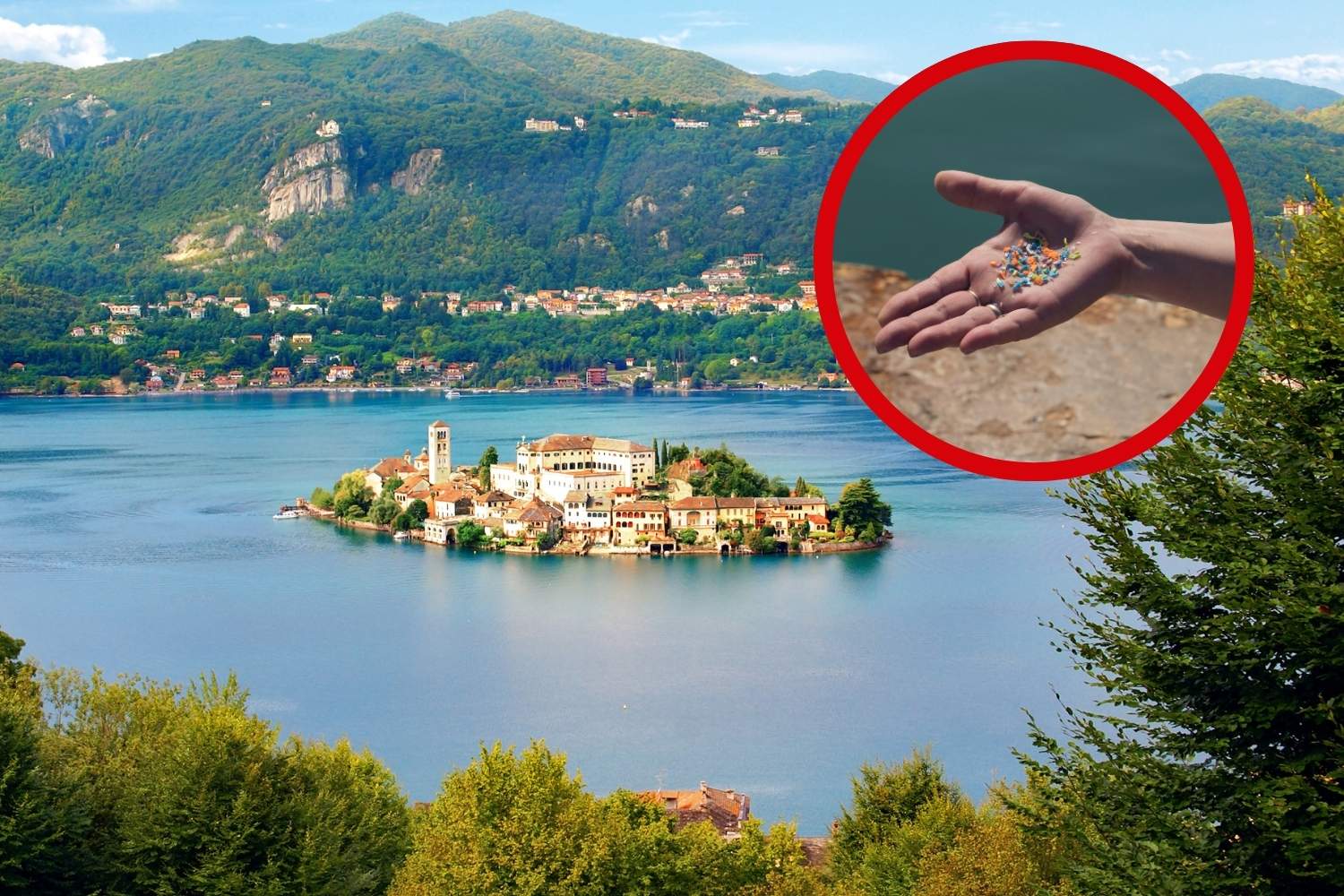 microplastiche lago di orta