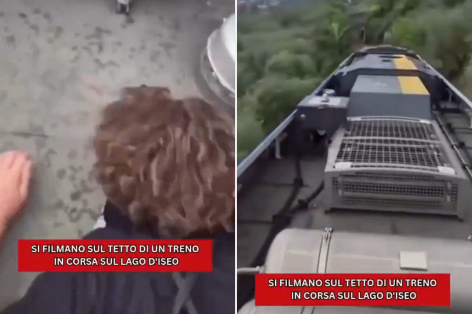 Two guys on the roof of a running train to become viral on social media: the madness of the Train Surfing also infects Italy