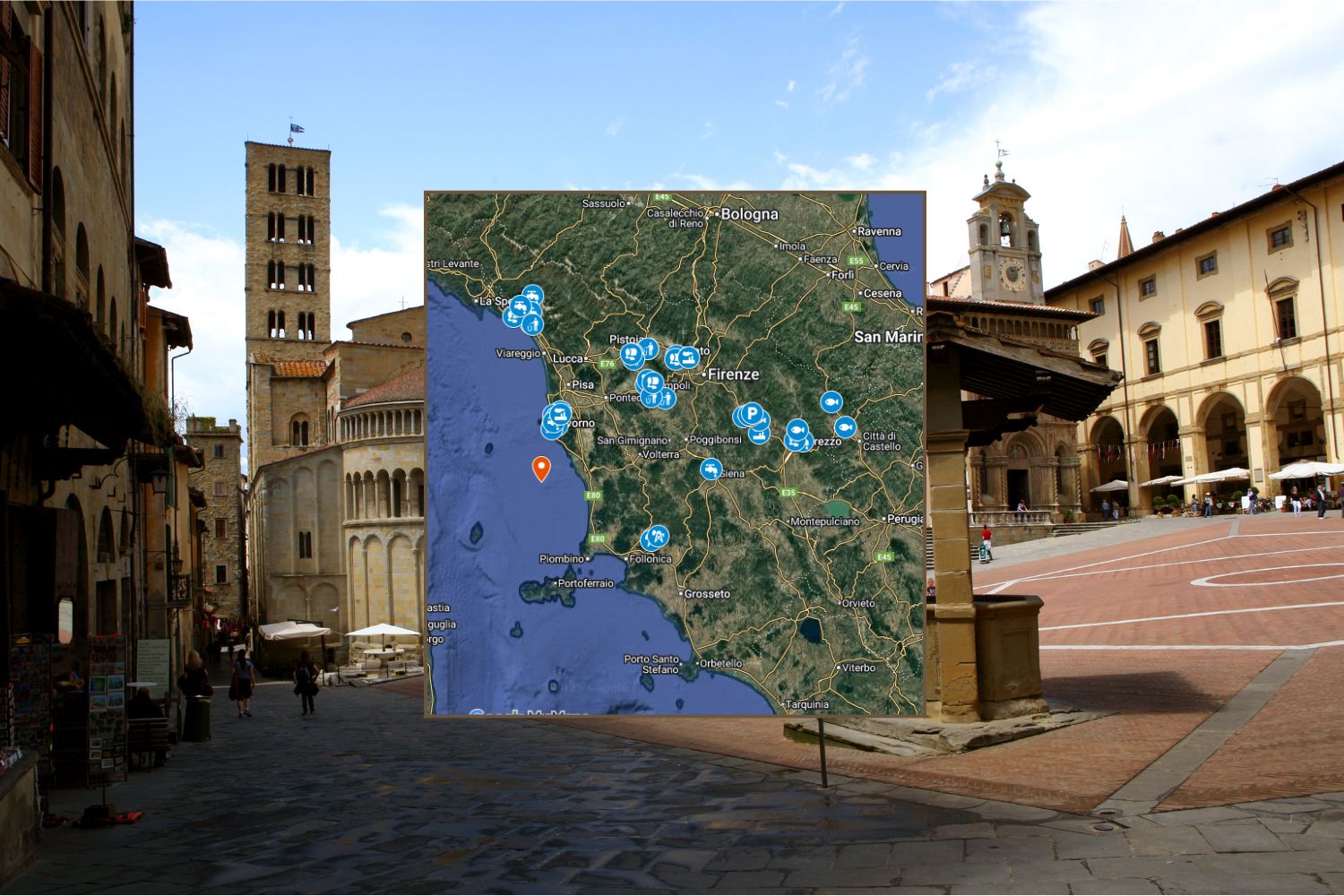 mappa pfas toscana