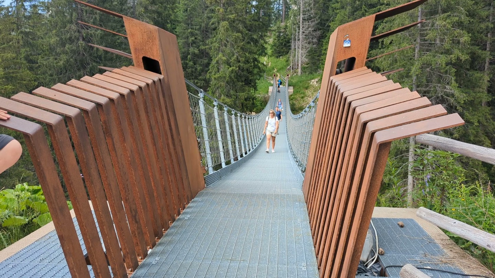Carezza suspended bridge