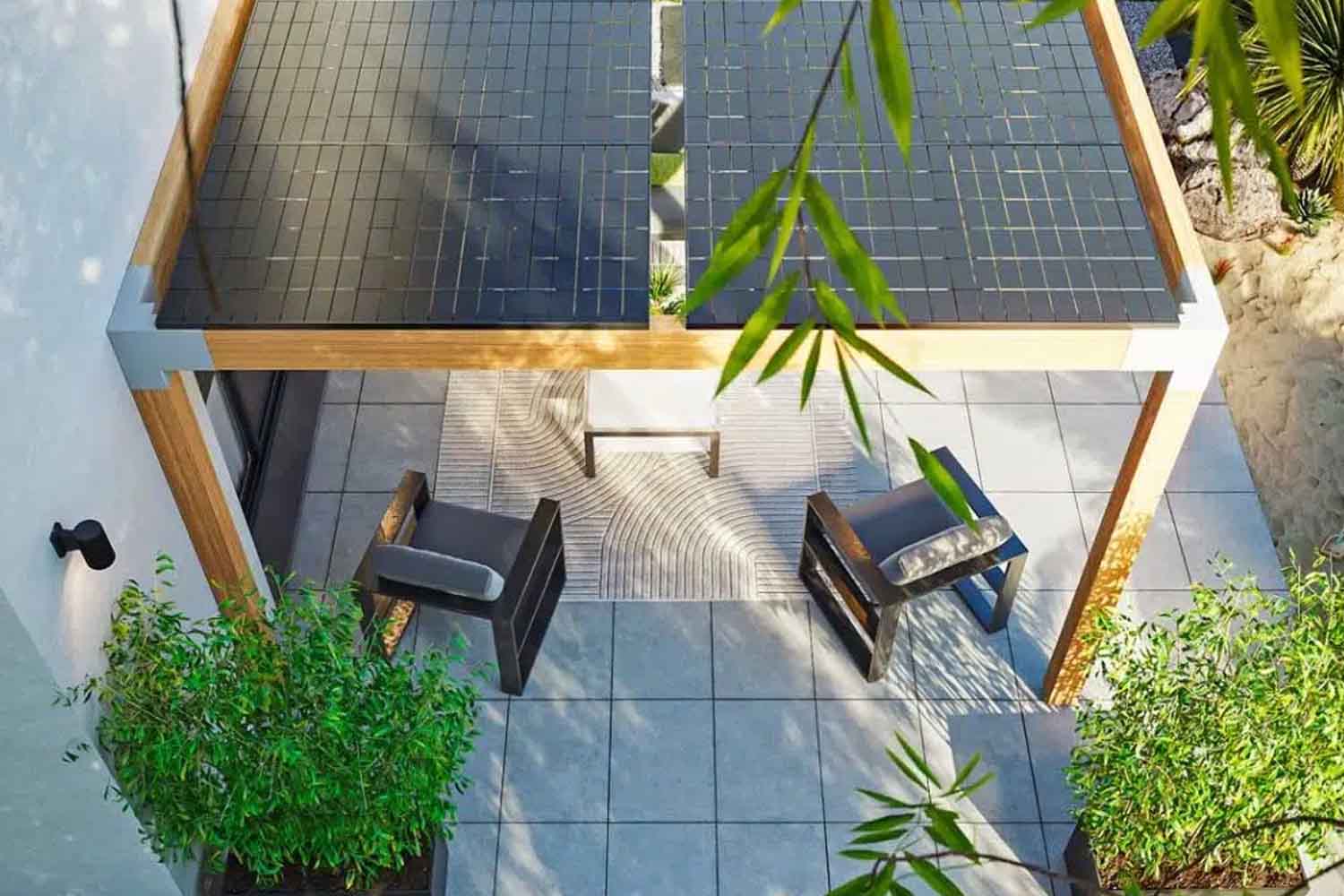 pergola fotovoltaica