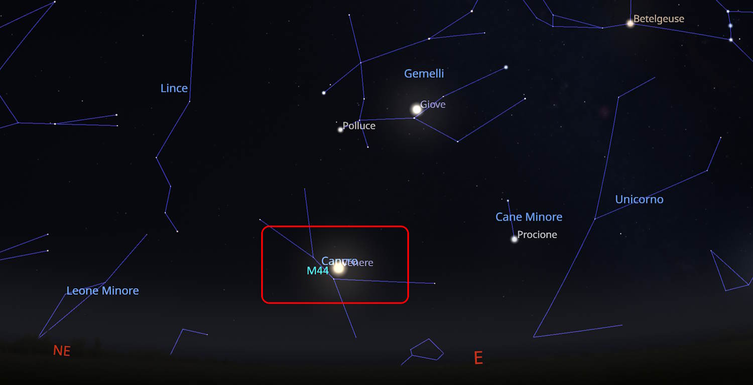 venere-ammasso stellar nativity scene