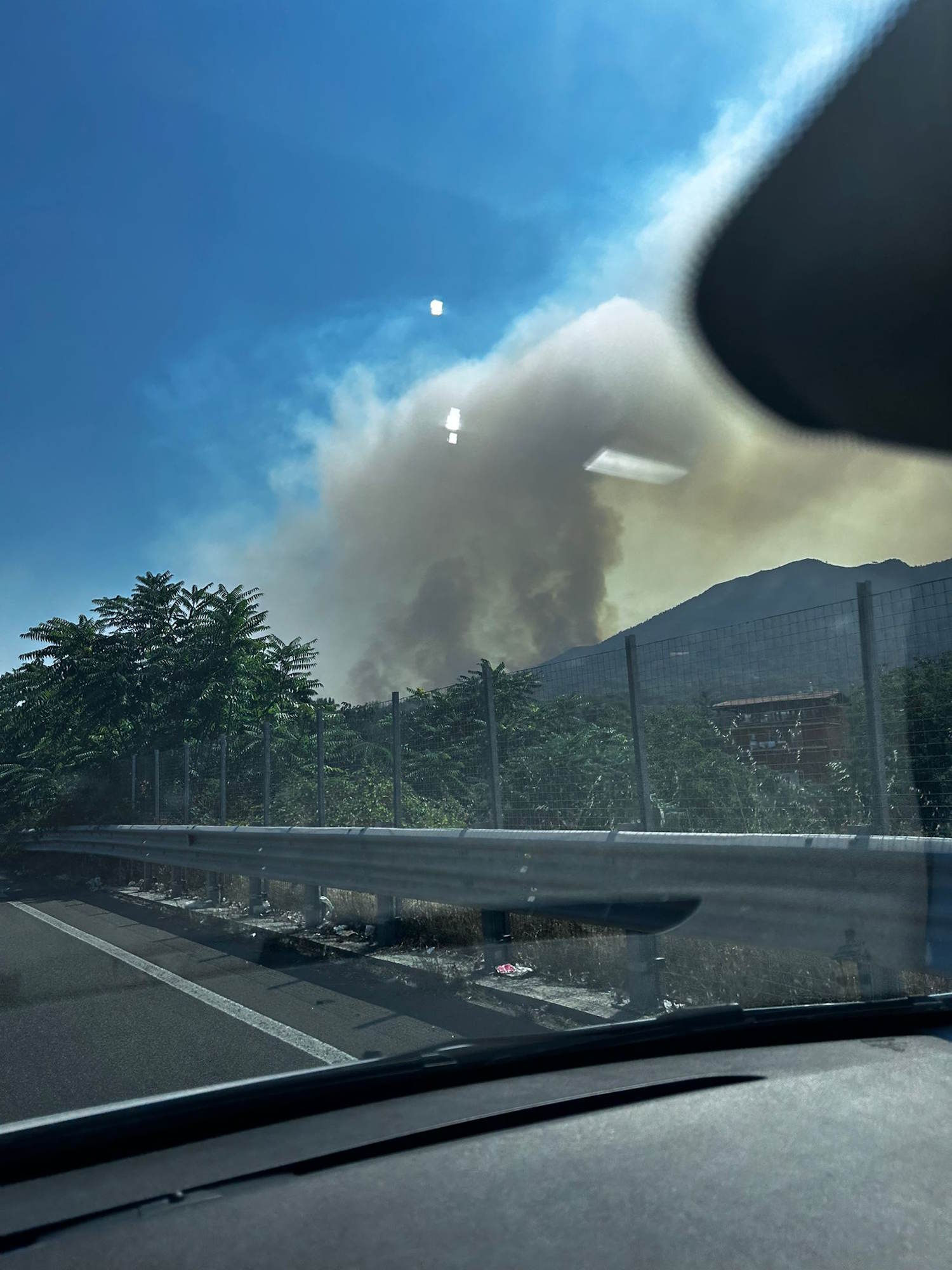 Fire of Vesuvius National Park August 2025