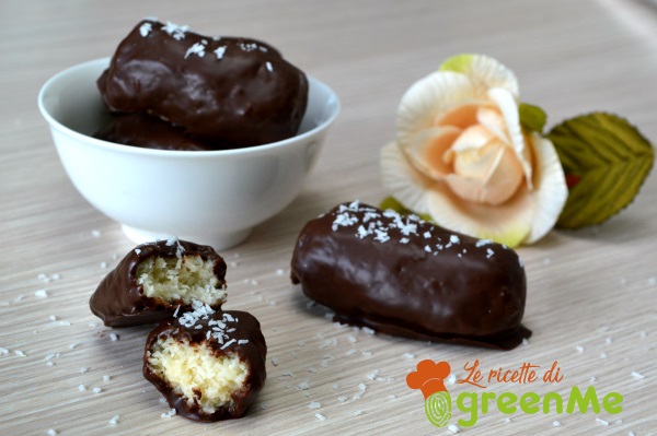 Coconut and chocolate bars