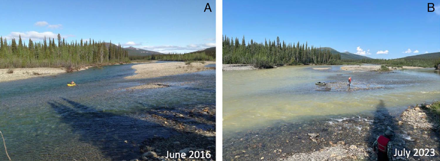 Alaska orange rivers