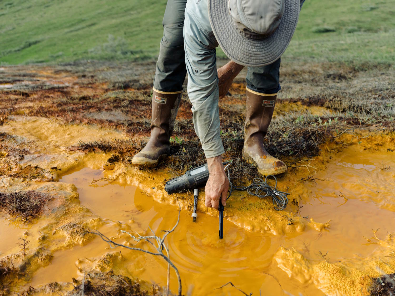Alaska orange rivers