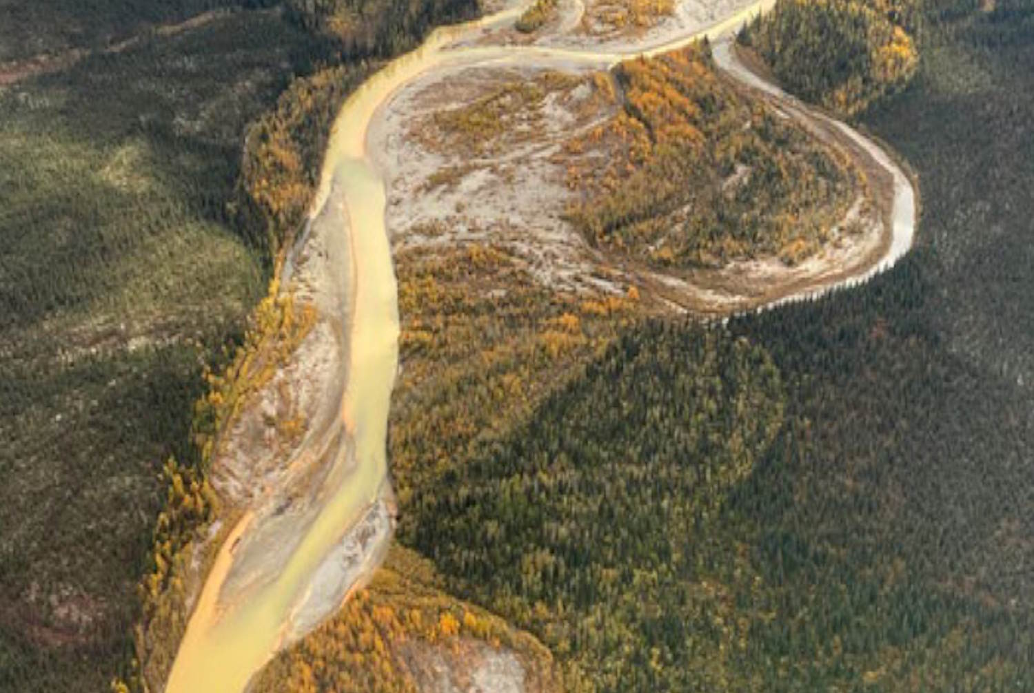 fiumi alaska arancioni