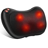 Electric massage cushions massant shiatsu cushion for 3 speed with change of direction and 4 knots of massage for neck of muscle relaxation suitable for home office as a gift