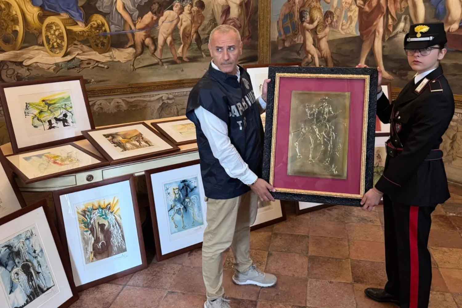 Opere di Salvador Dalì sotto sequestro