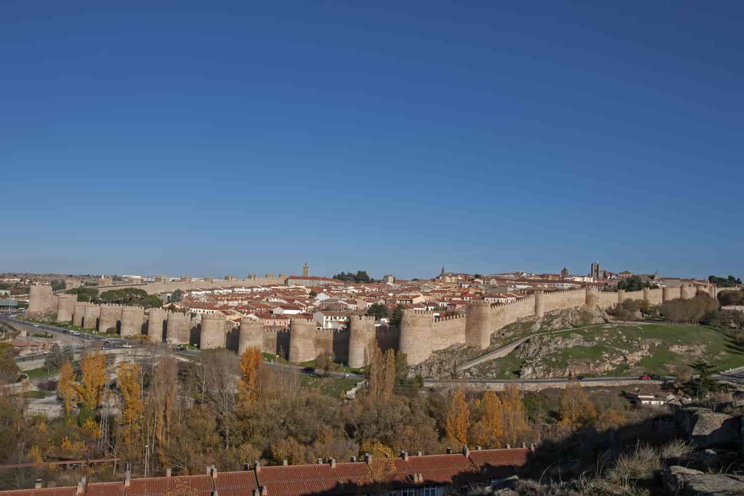 city walls of Avila