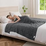 Good Nite Weighted Blanket for Adults, Stress Relief, Weighted Blanket for Calm Senses (Grey, 6kg, 125 x 180cm)