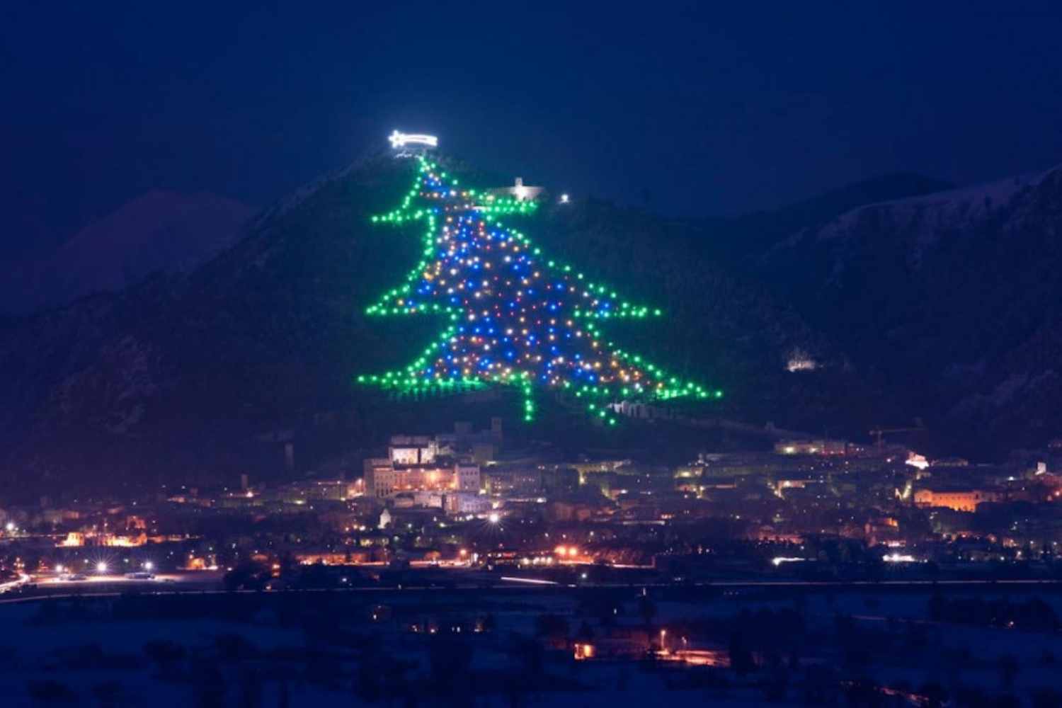 albero di natale gubbio