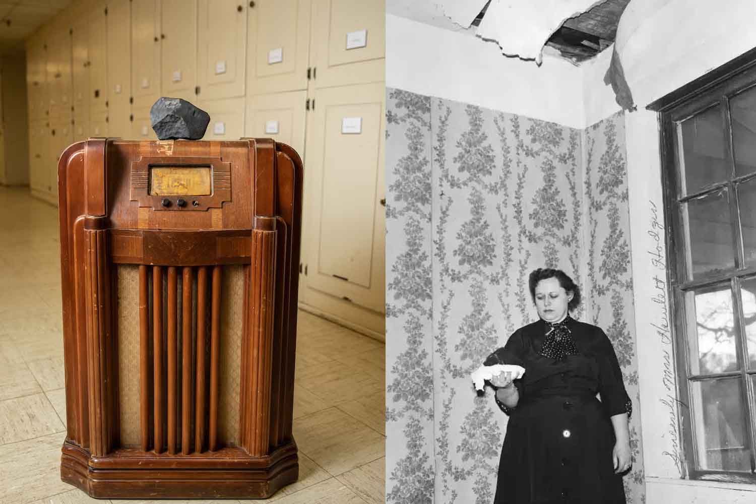 donna sopravvissuta meteorite