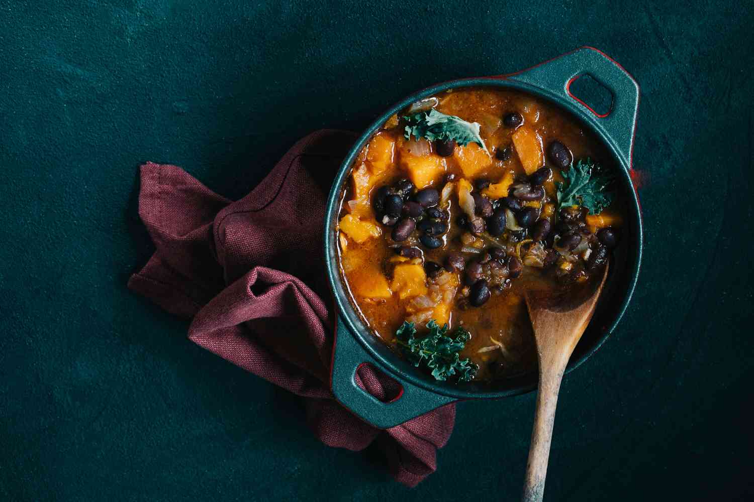 chili pumpkin and beans