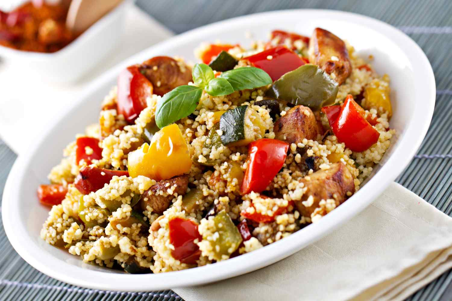 Couscous with roasted vegetables