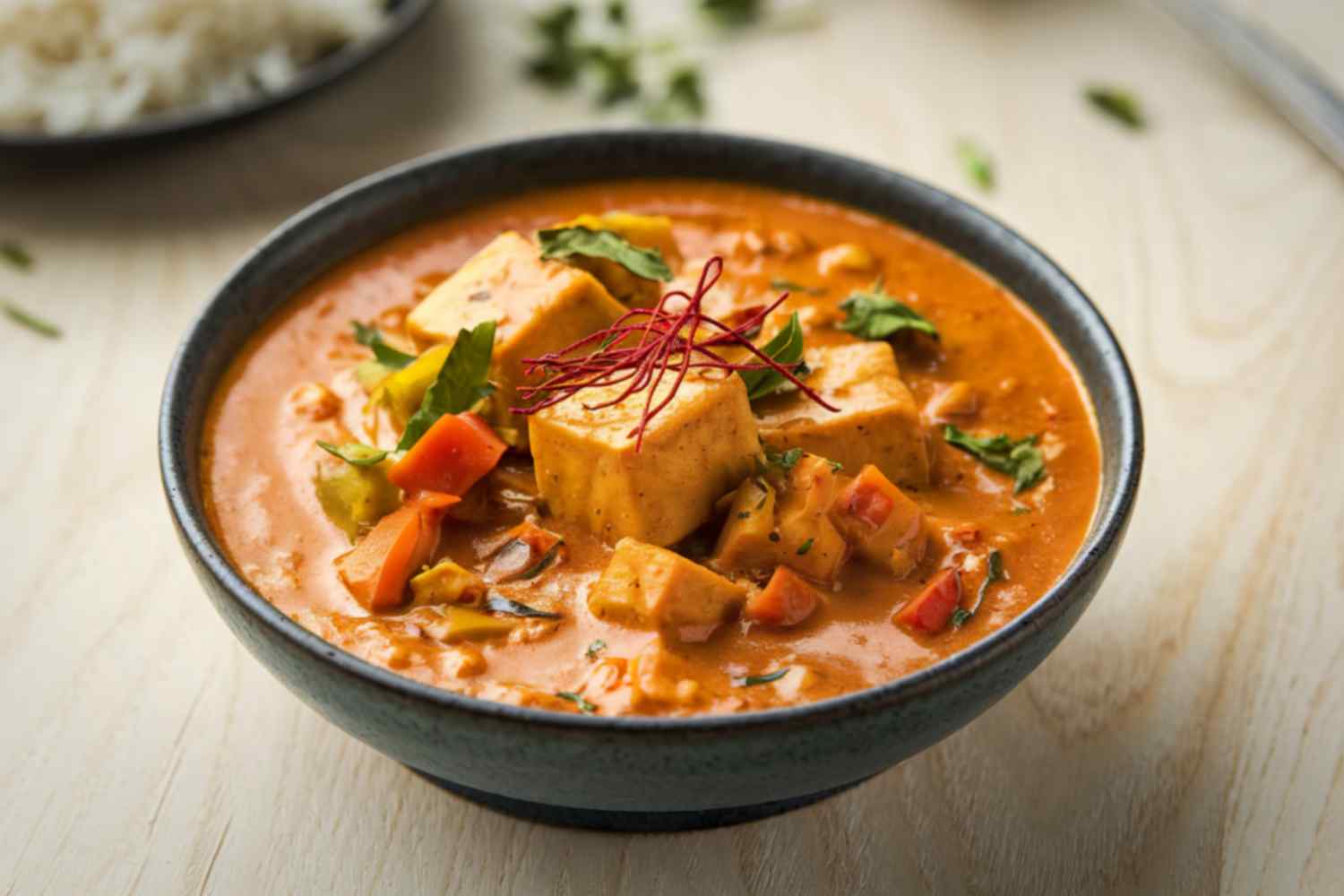 Curry di verdure con latte di cocco