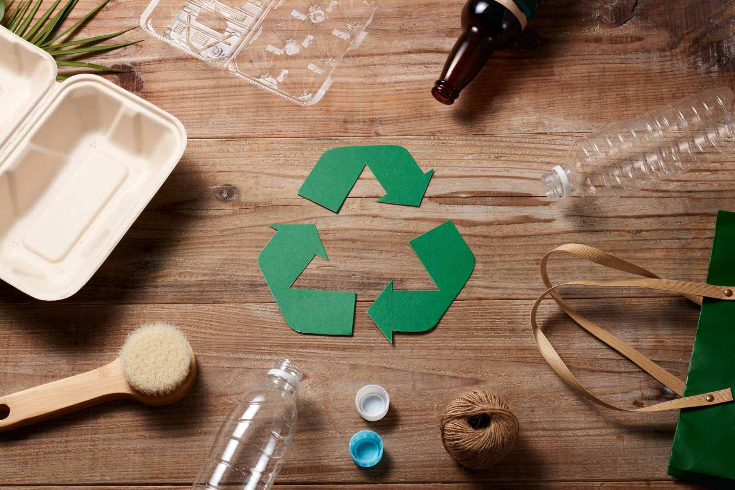 carta e legno riciclati