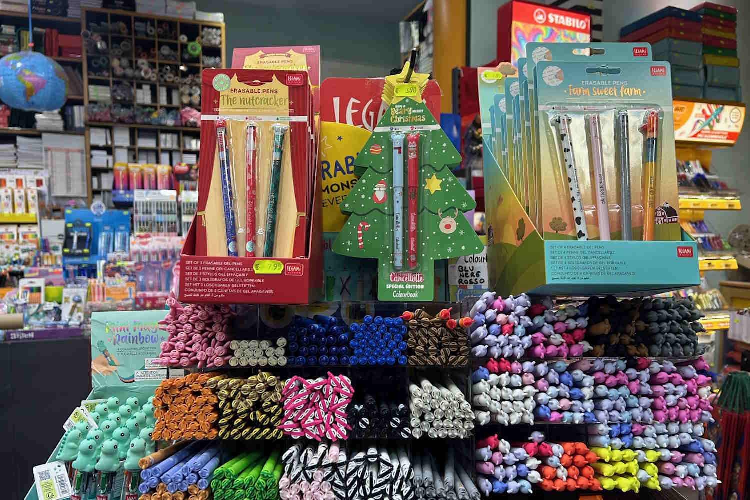 penne colorate cartoleria