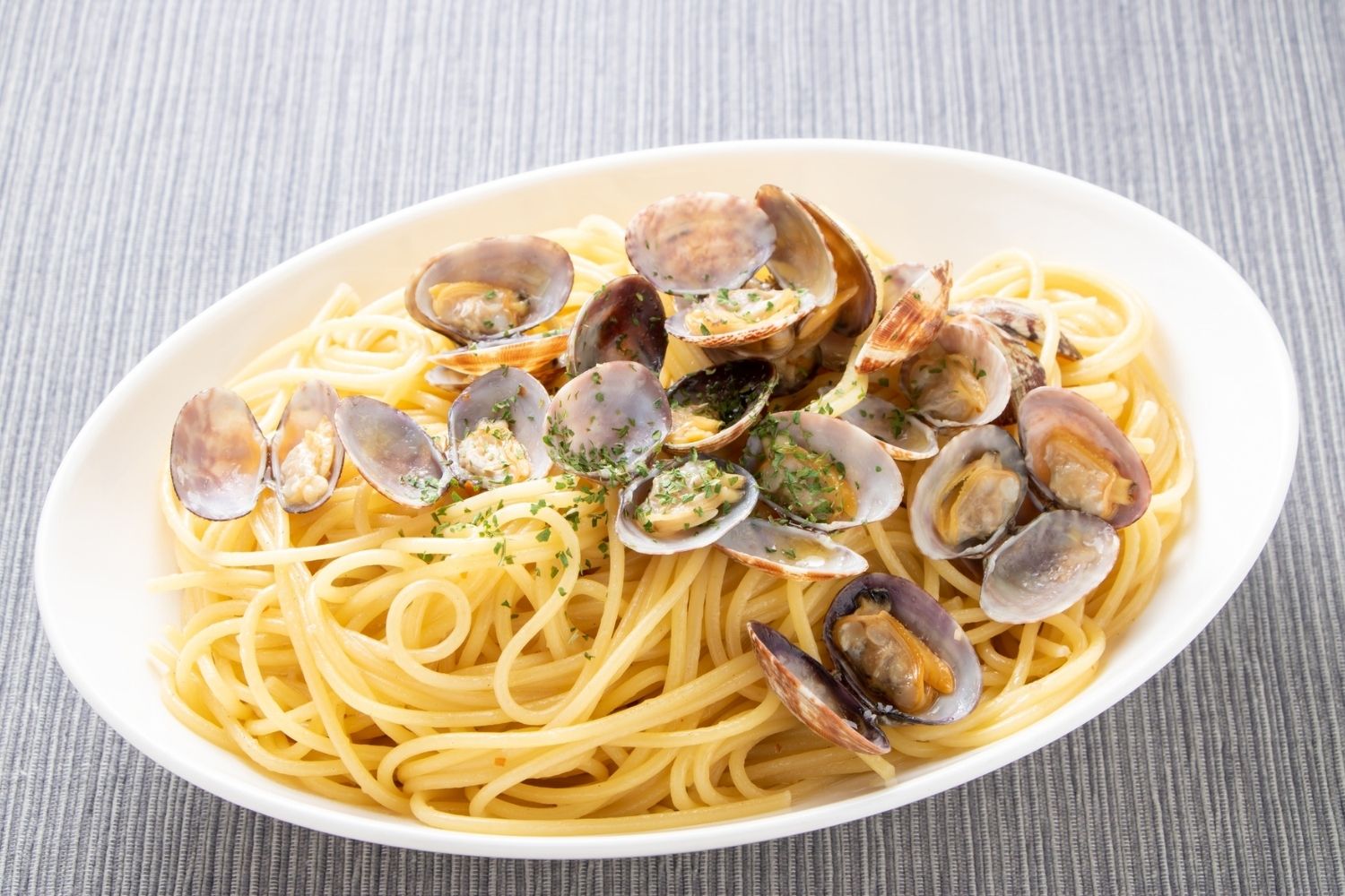 spaghetti clams