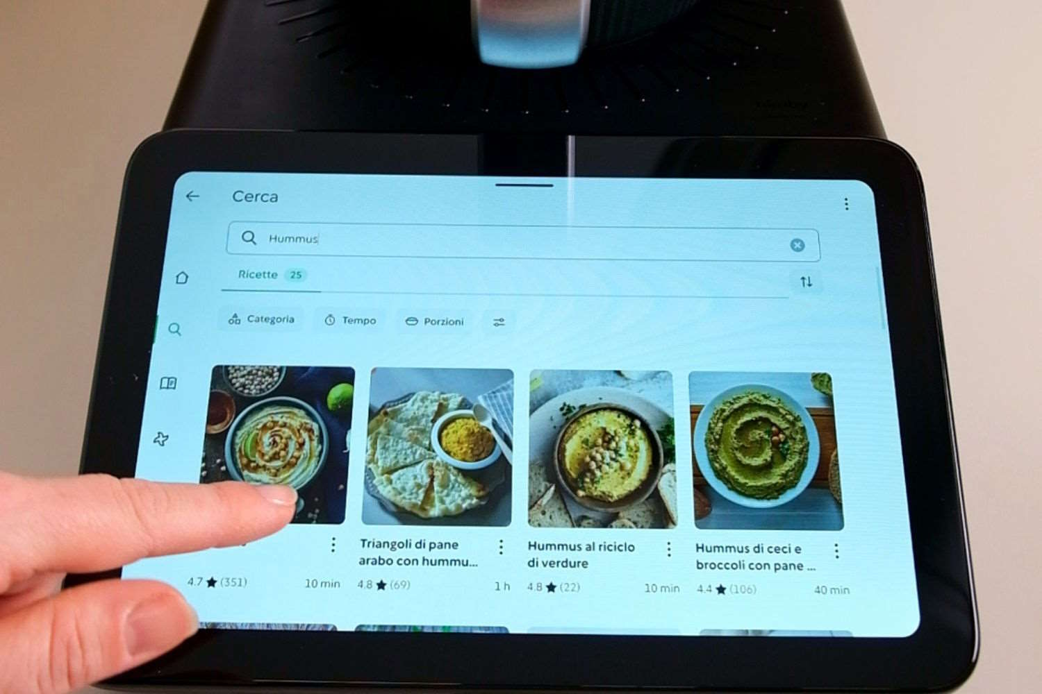preparation 2 hummus by thermomix